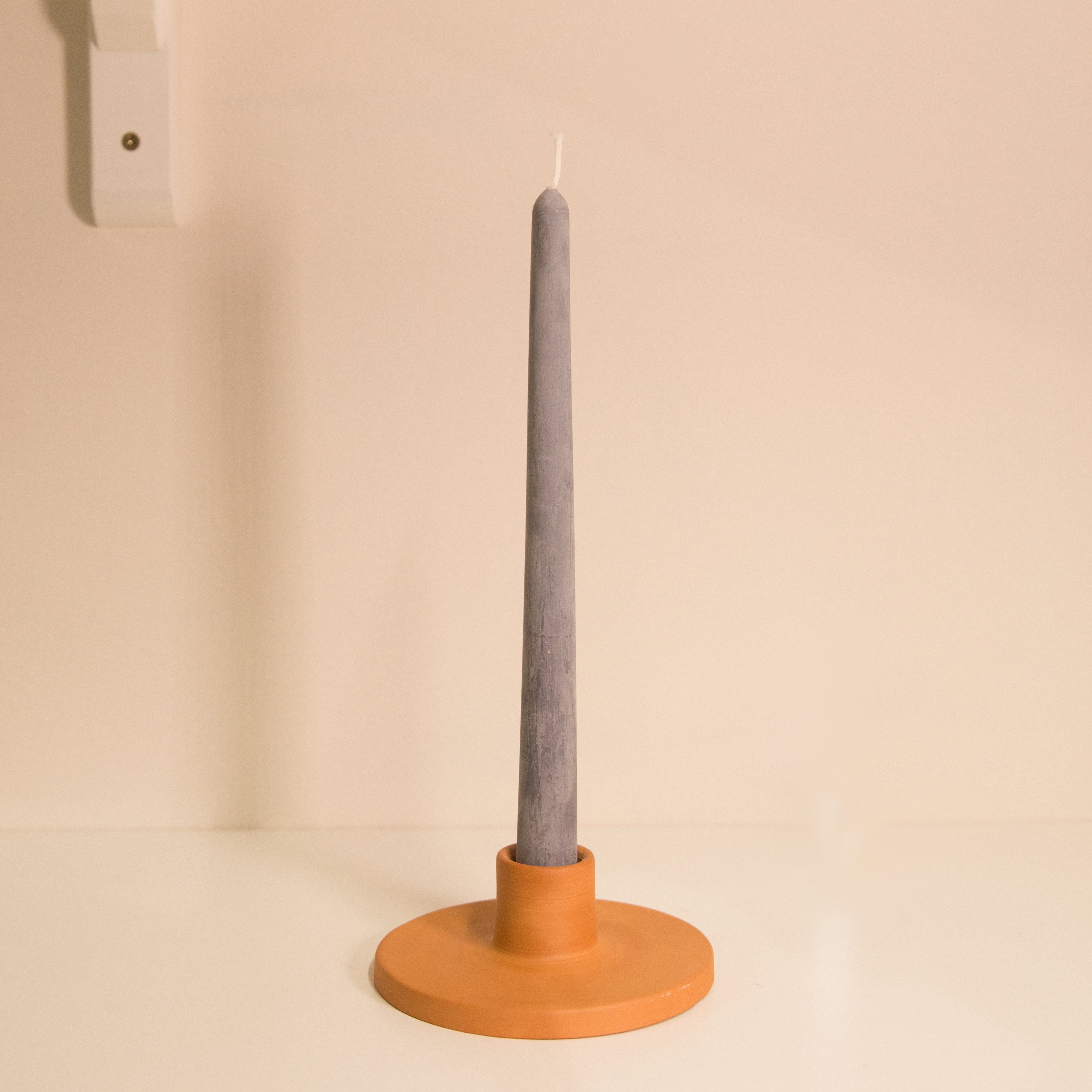 Coconut Wax Taper Candle in Various Colours