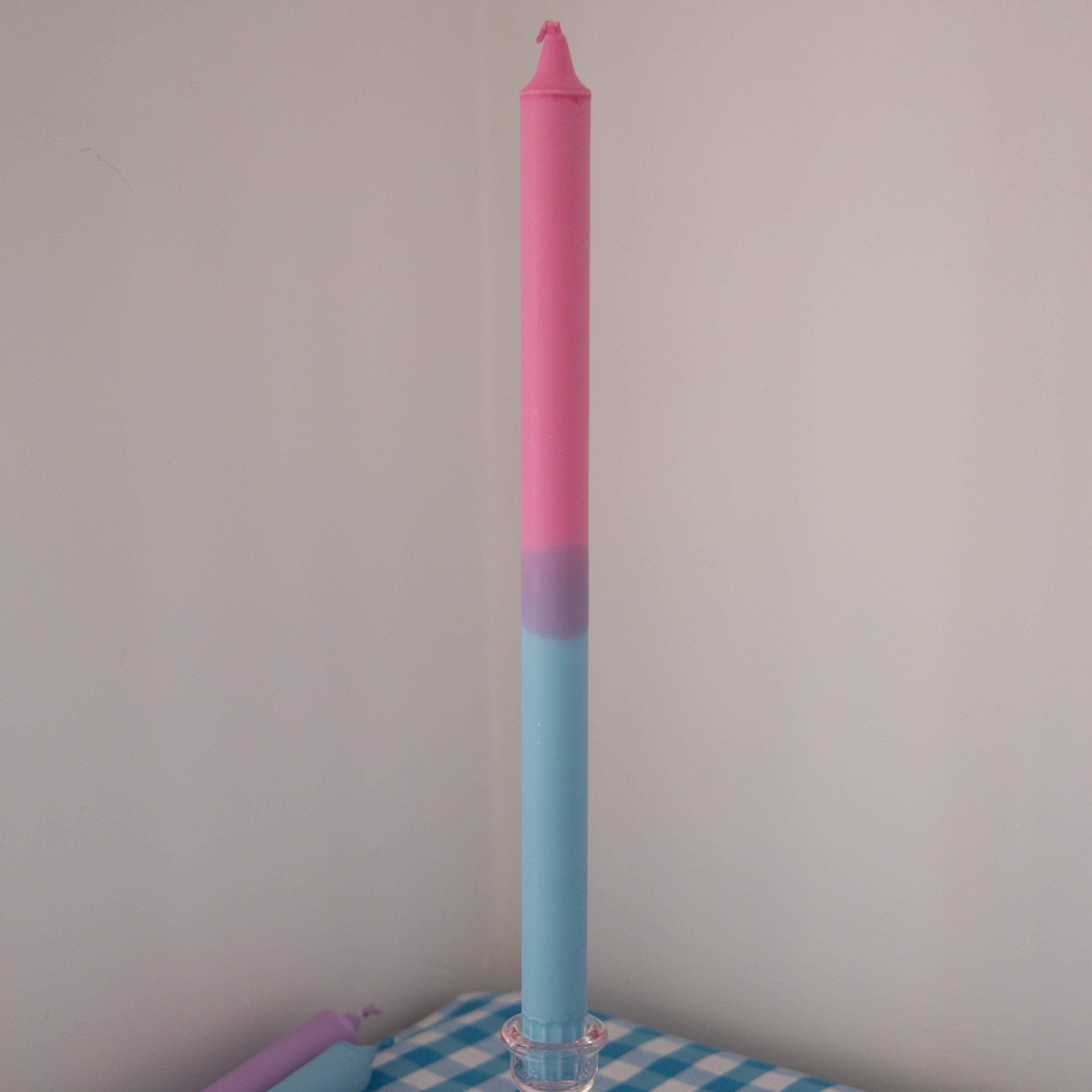 Nordtrice Rainbow 100% Natural Wax 30cm Long Taper Candles