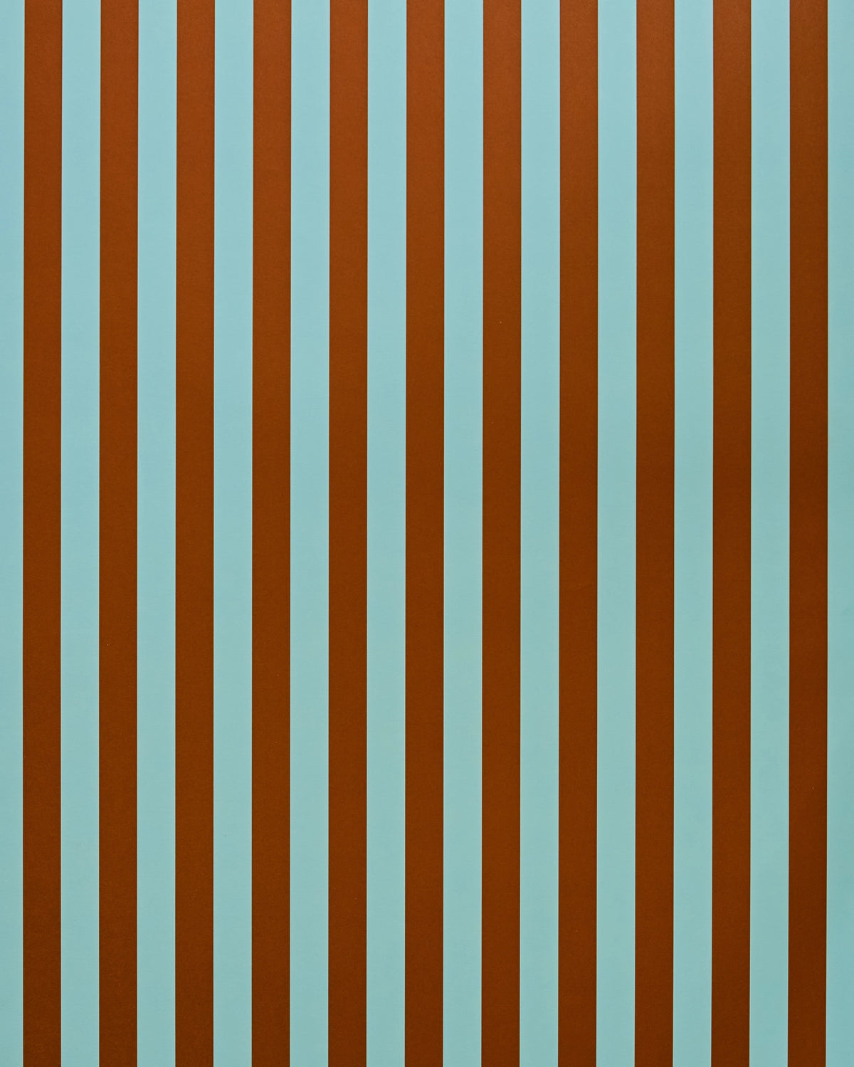 Heather Evelyn Classic Stripe Brown & Blue Gift Wrap