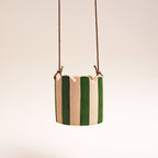 Hello Marilu Small Stripy Hanging Plant Pot