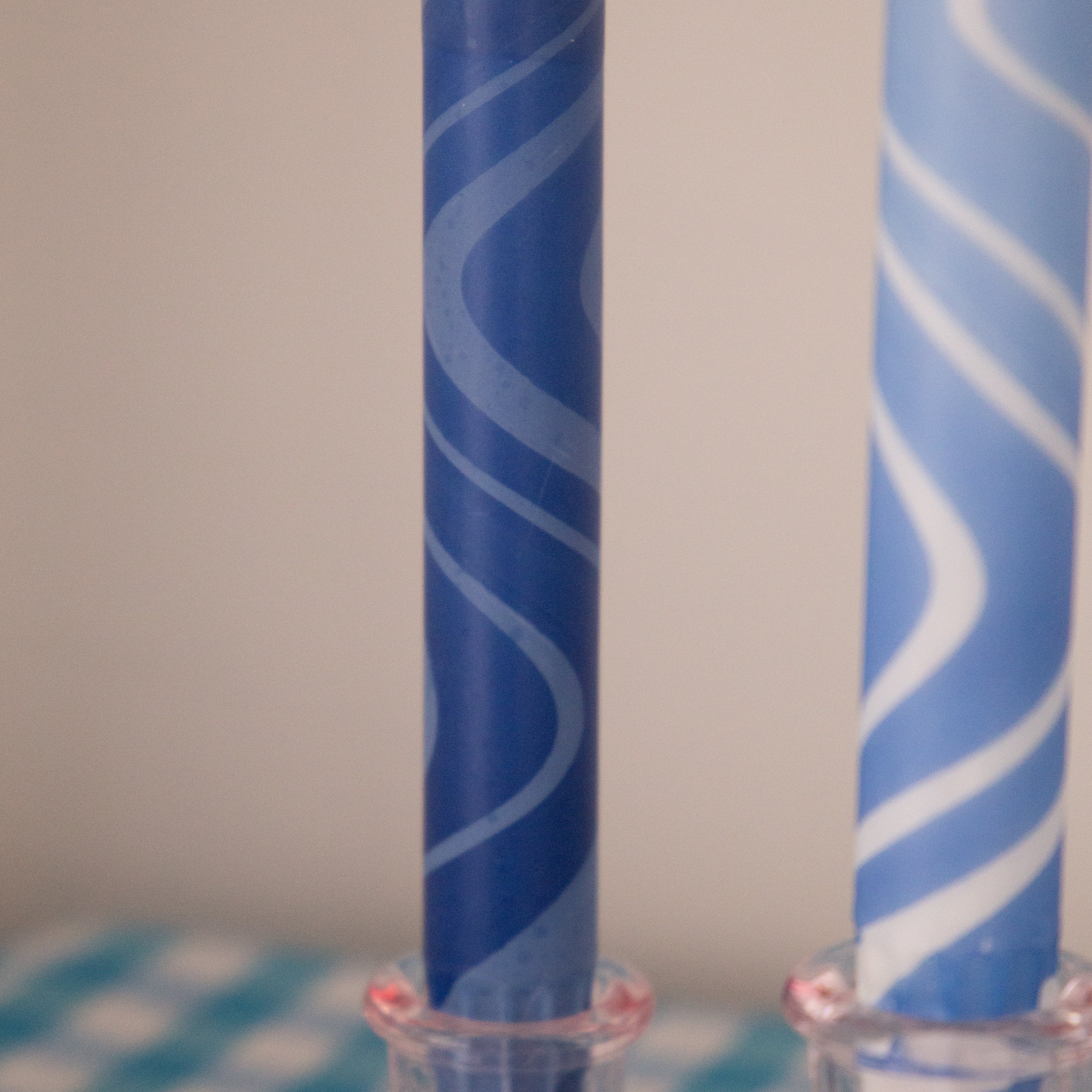 Nordtrice 100% Natural Wax Marble 30cm Long Taper Candles