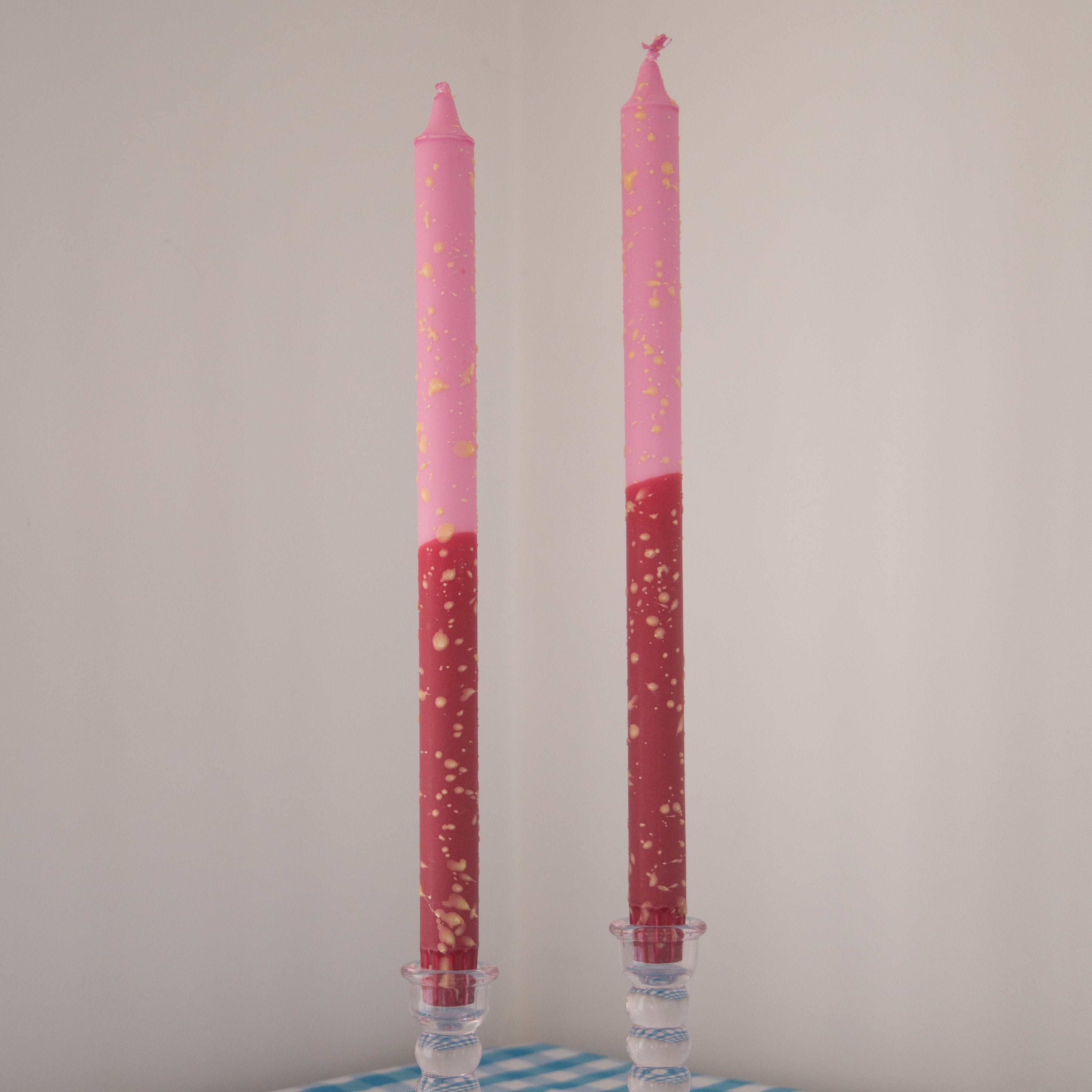 Nordtrice Ombre and Confetti 30cm Long Taper Candles