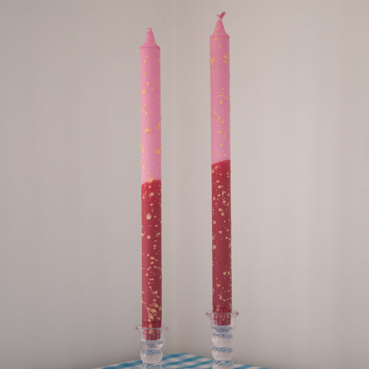 Nordtrice Ombre and Confetti 30cm Long Taper Candles