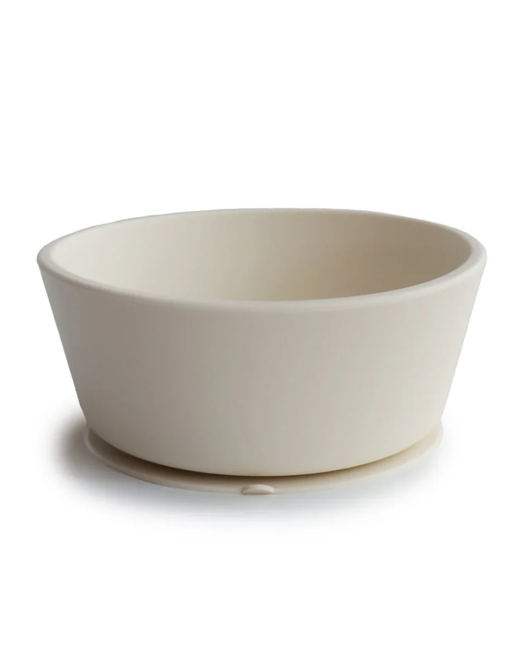 Mushie Silicone Suction Bowl in Ivory