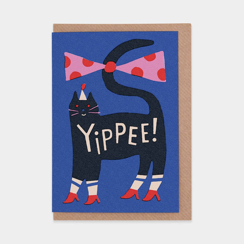 Sue Doeksen Party Cat Kids Birthday Card