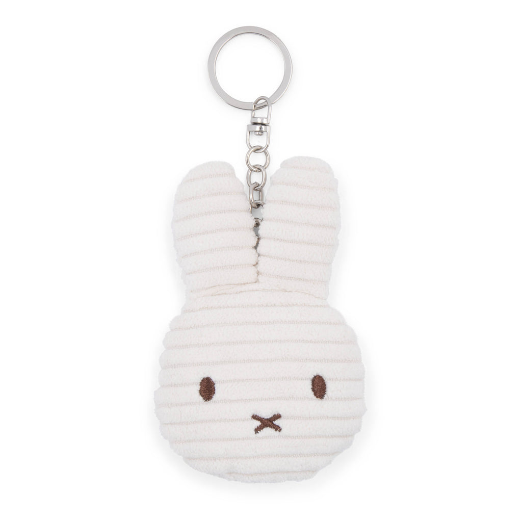 Miffy Flat Keyring Corduroy ECO in White