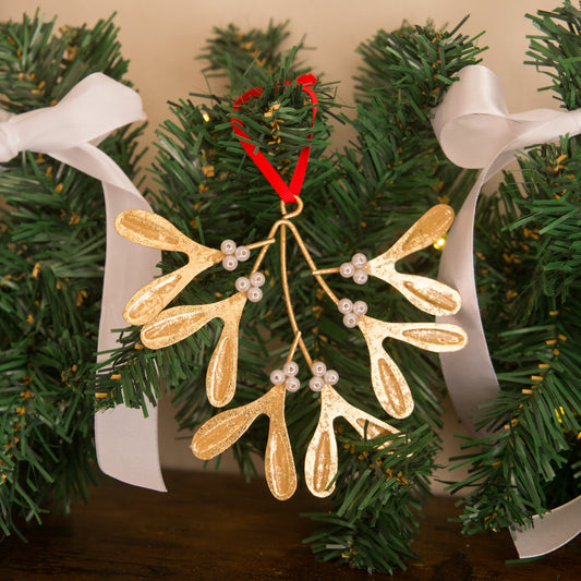 Bloomingville Hatun Mistletoe Christmas Ornament