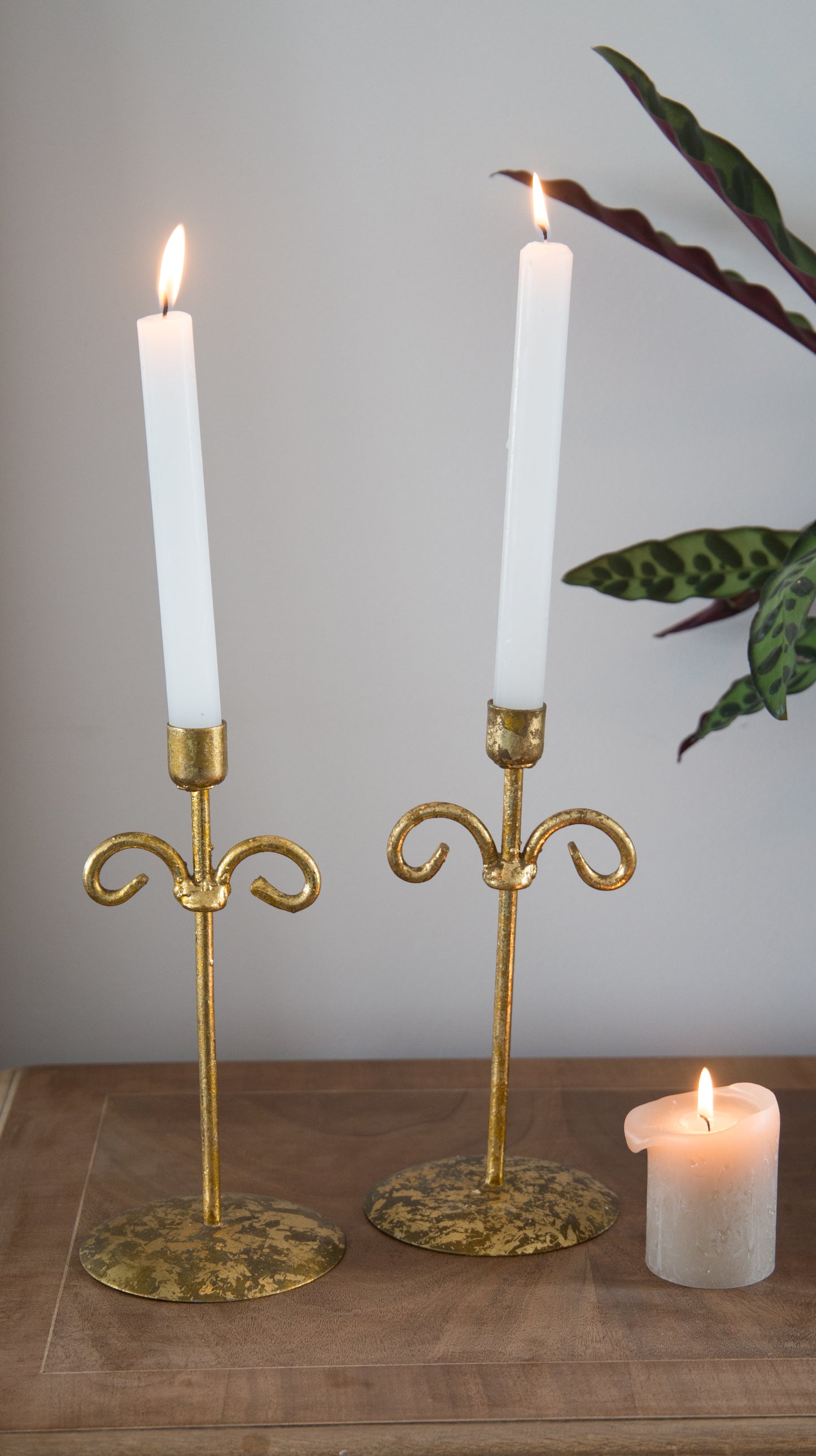 Vintage Brass Candle Sticks