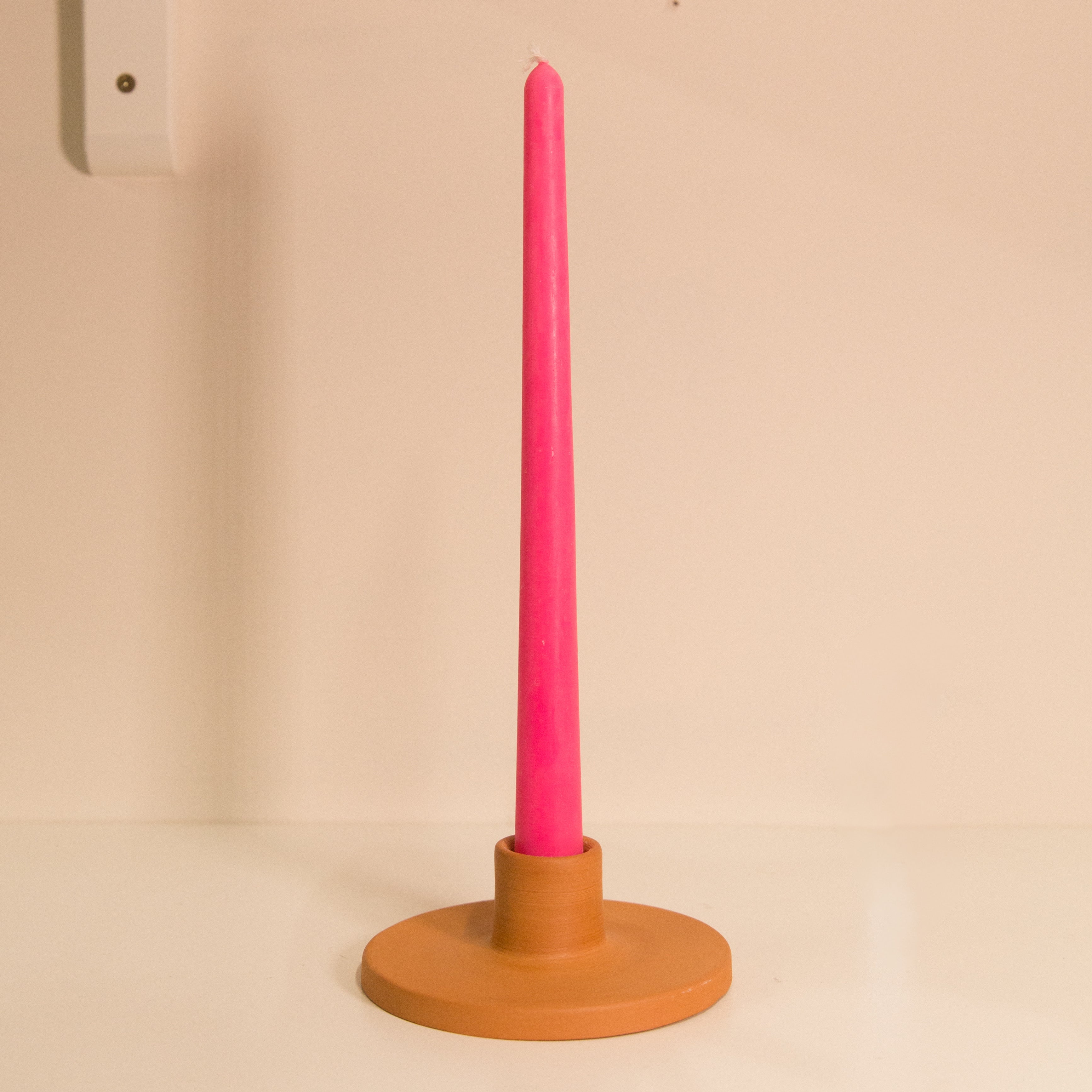 Coconut Wax Taper Candle in Various Colours