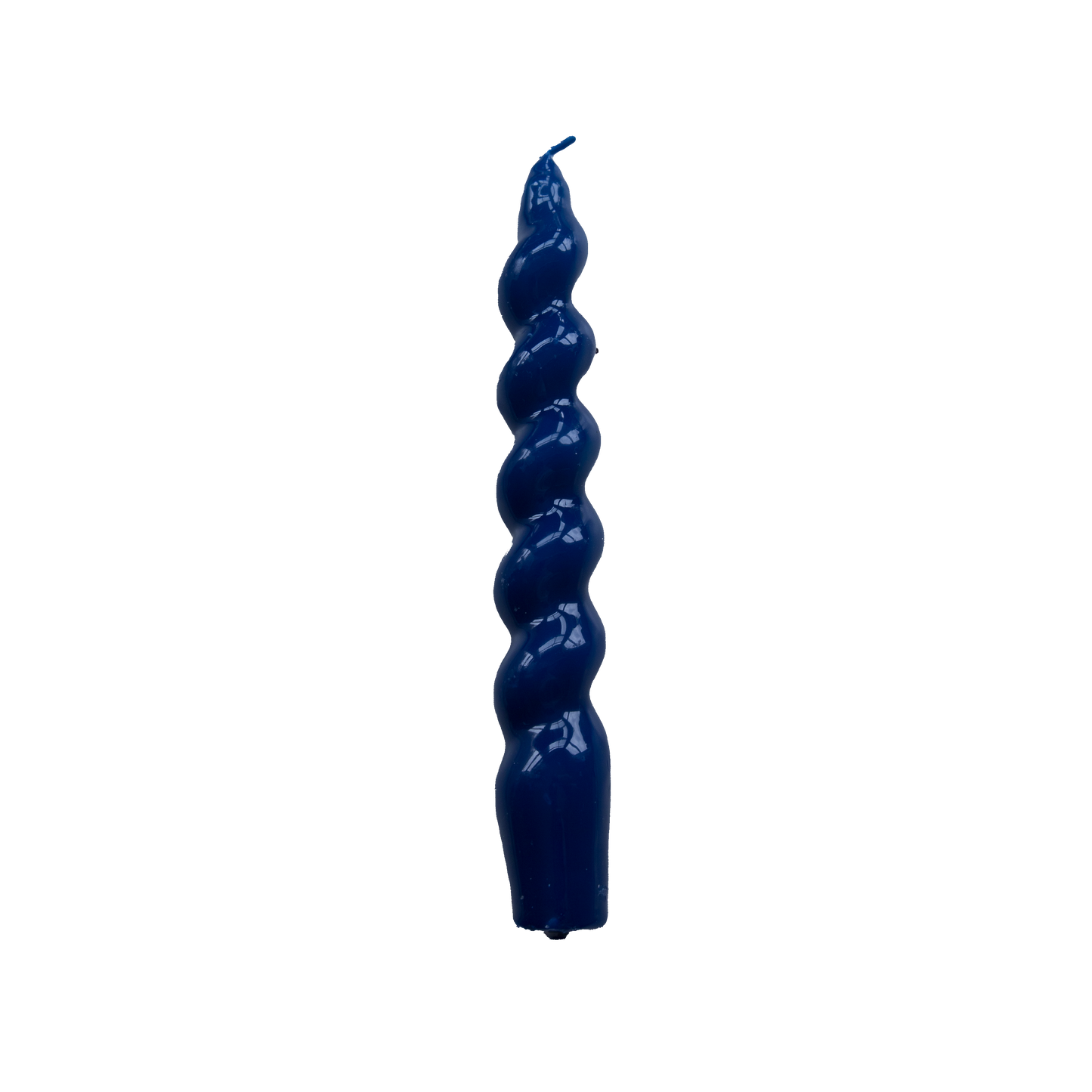 Maegen Spiral Soy Wax Candle in Tangerine or Navy