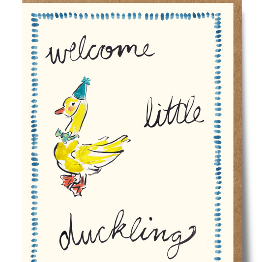 New Baby Duckling Greeting Card