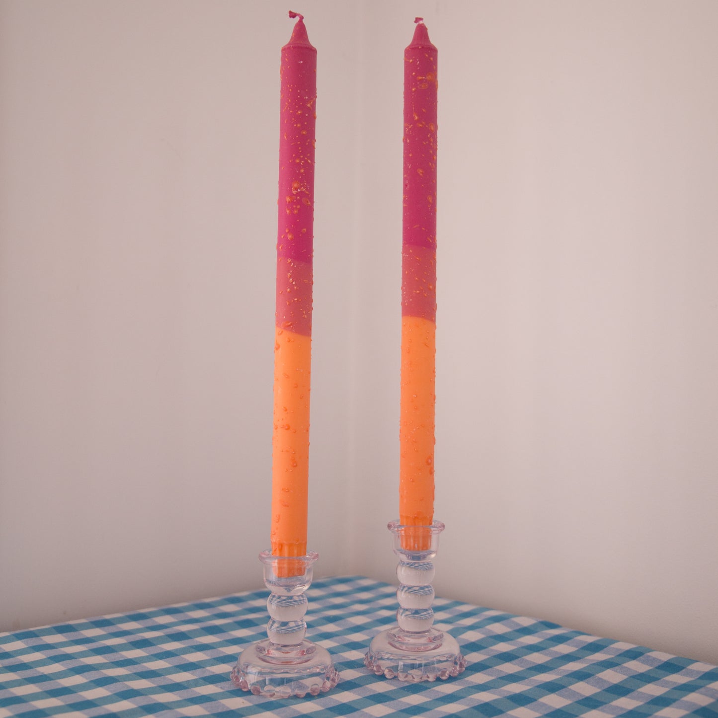 Nordtrice Ombre and Confetti 30cm Long Taper Candles