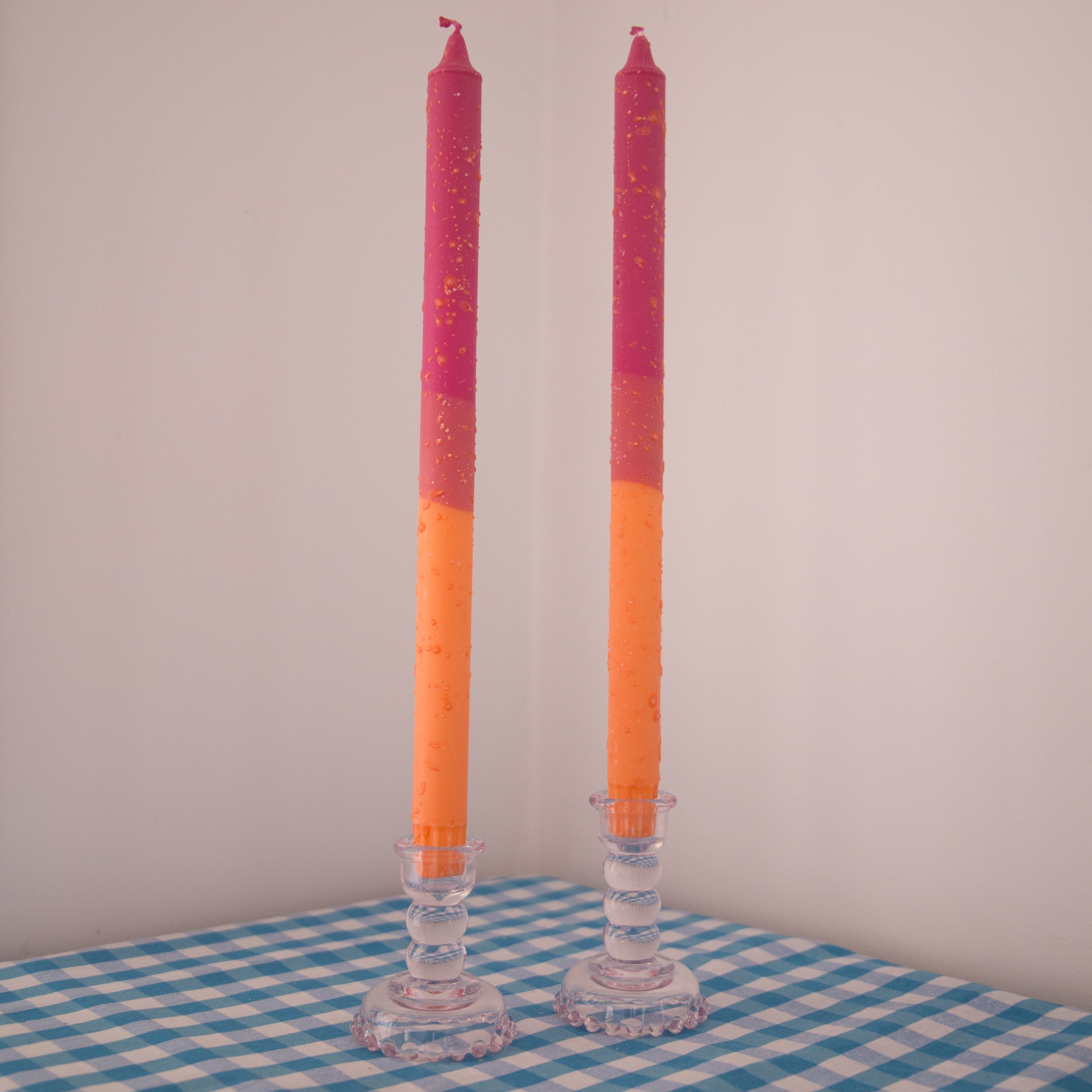 Nordtrice Ombre and Confetti 30cm Long Taper Candles