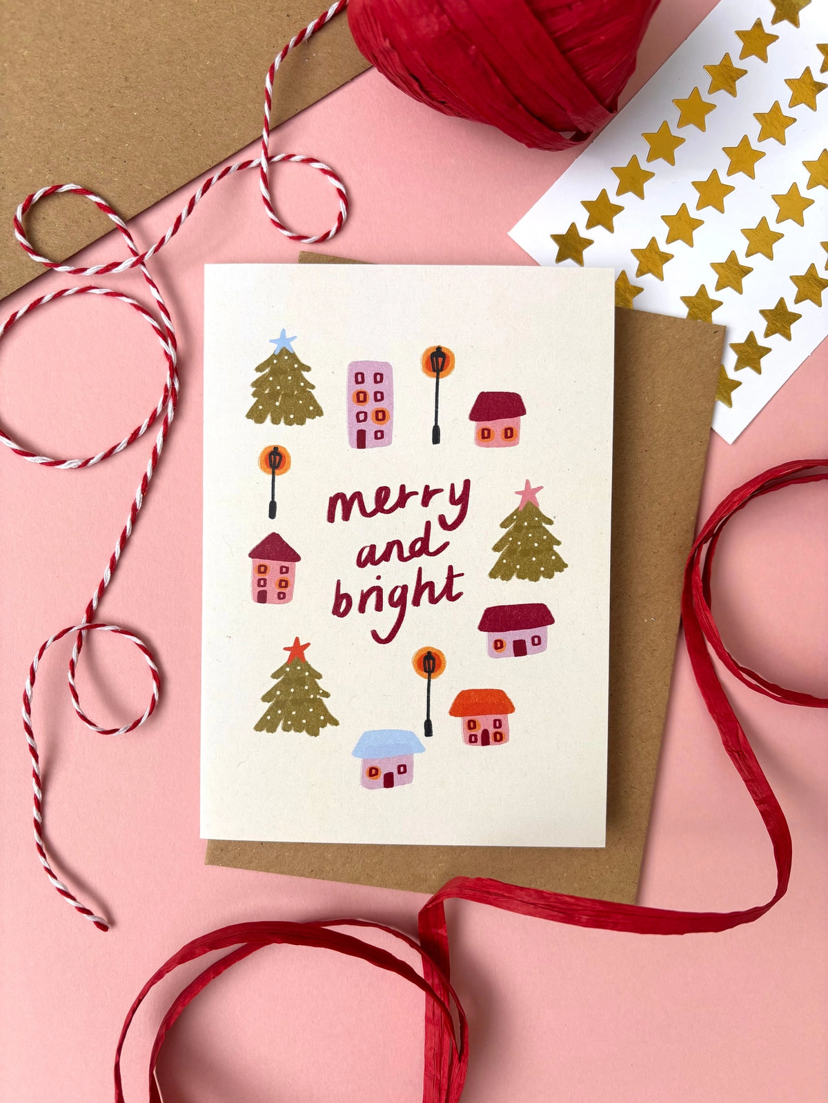 Kira Bolton Merry and Bright Christmas Card