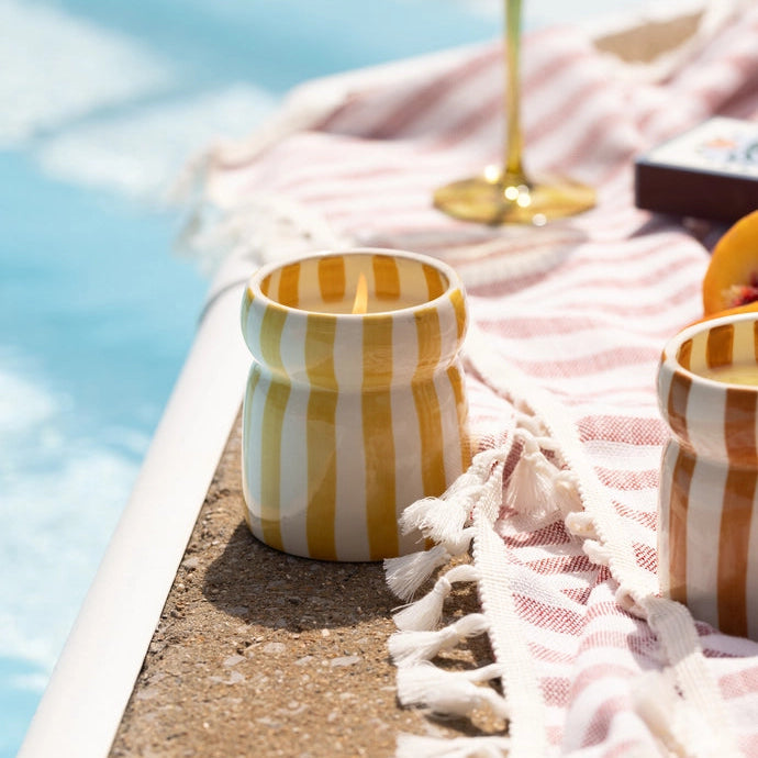 Paddywax Cabana Ceramic Soy Candle Gold Coast