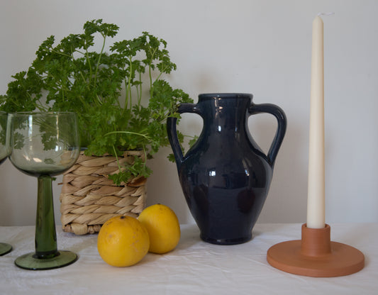 Roca Caus Traditional Jug in Dark Blue