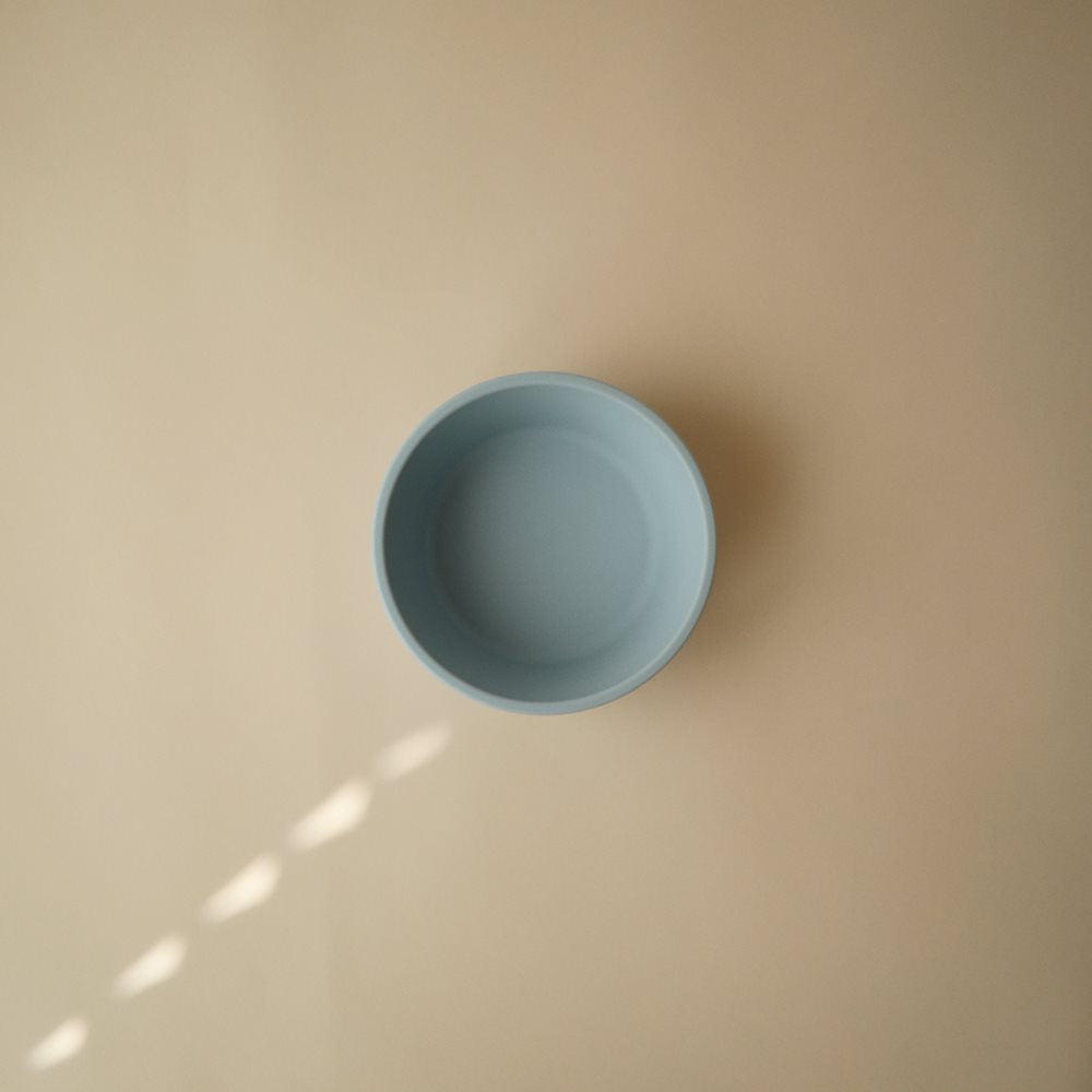 Mushie Silicone Suction Bowl in Ivory
