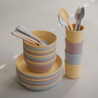 Mushie Baby Spoon and Fork Set in Ivory