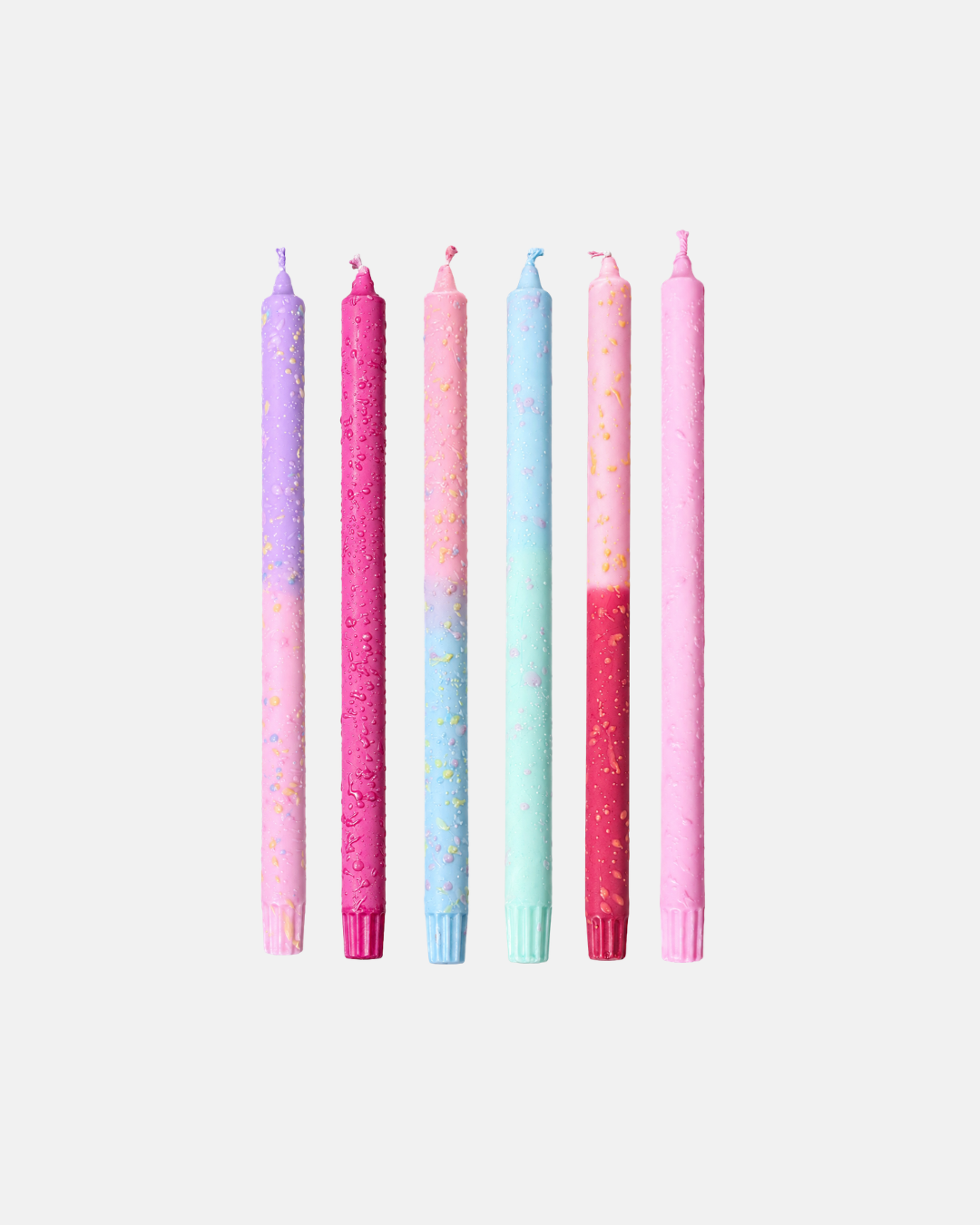 Nordtrice Ombre and Confetti 30cm Long Taper Candles