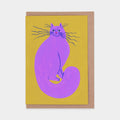 Electric Whiskers Greetings Card by Agathe Singer