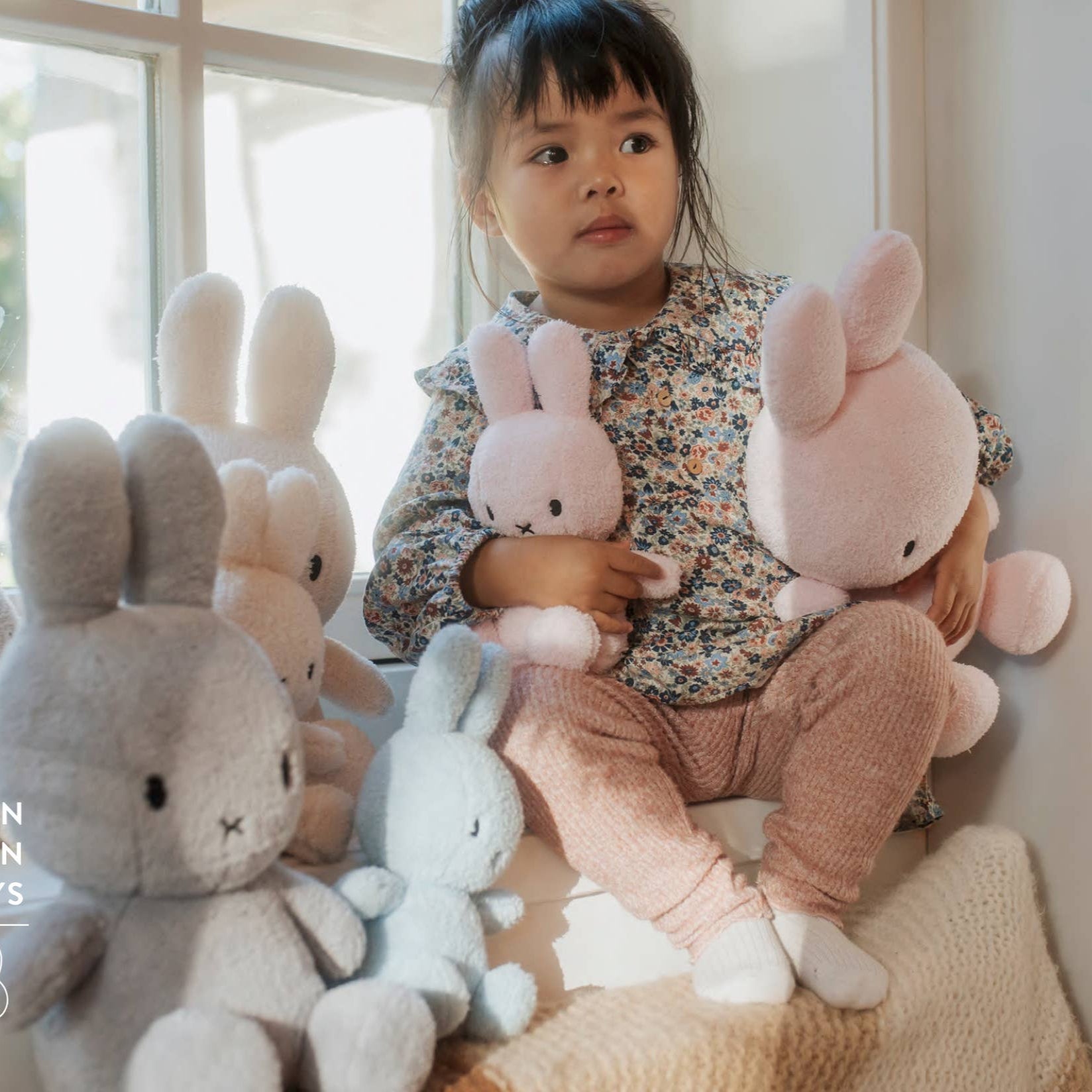 Miffy Recycled Teddy in Light Blue