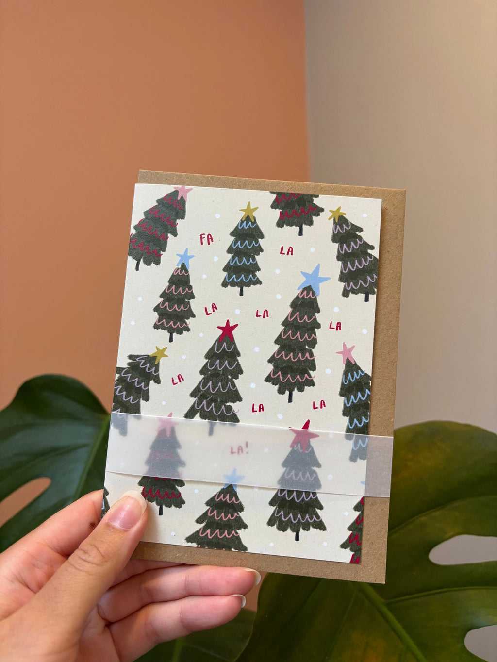 Kira Bolton Fa La La Christmas Card