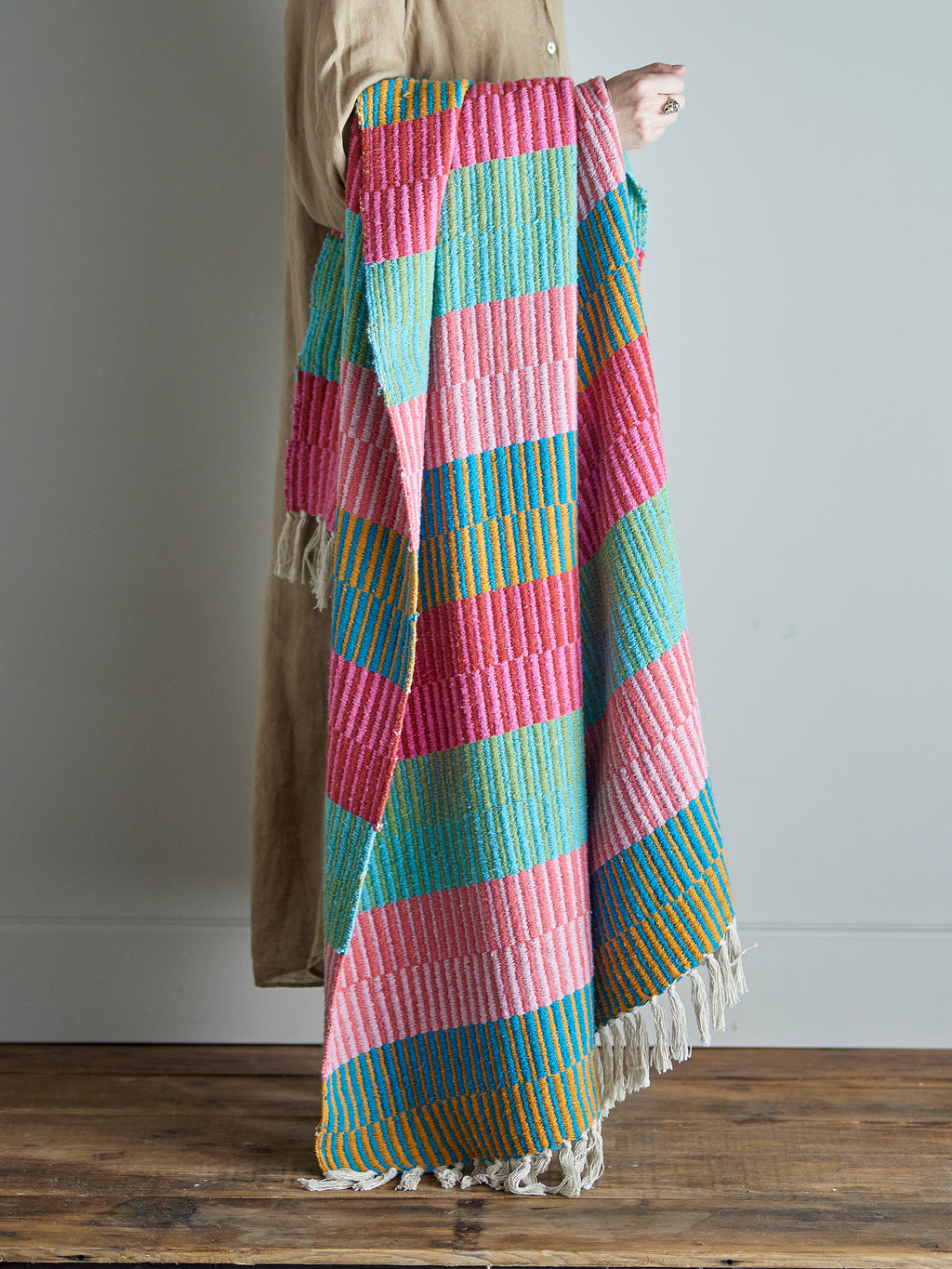 Bloomingville Isnel Multi Recycled Cotton Throw