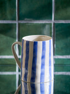 Bloomingville Begonia Striped Mug in Pink, Blue or Brown
