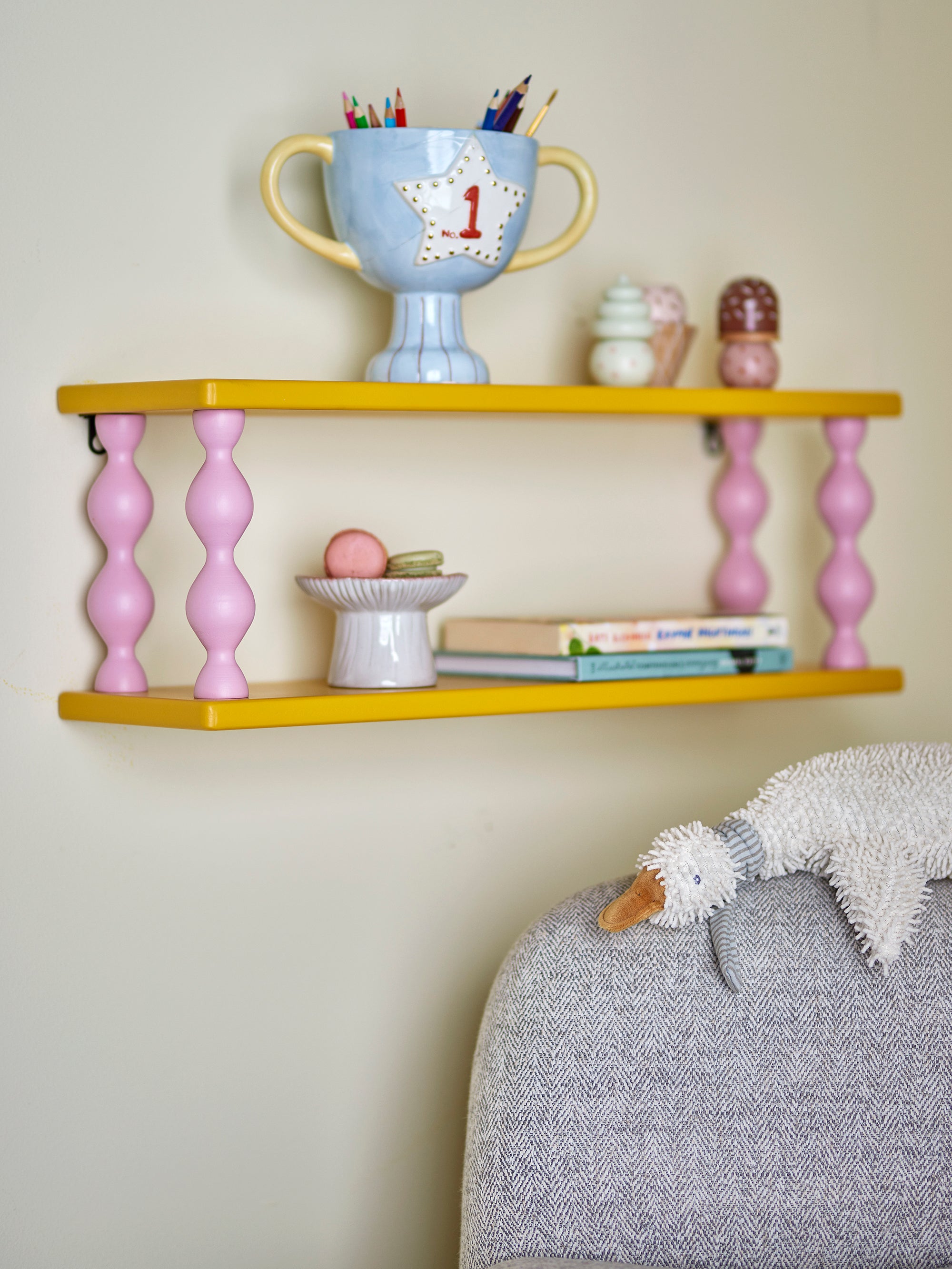 Bloomingville Bibiola Sculptural Wall Shelf Mini