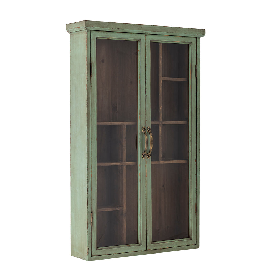 Bloomingville Hazem Firwood Cabinet in Pink or Green