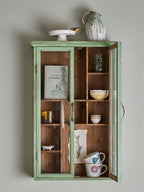 Bloomingville Hazem Firwood Cabinet in Pink or Green