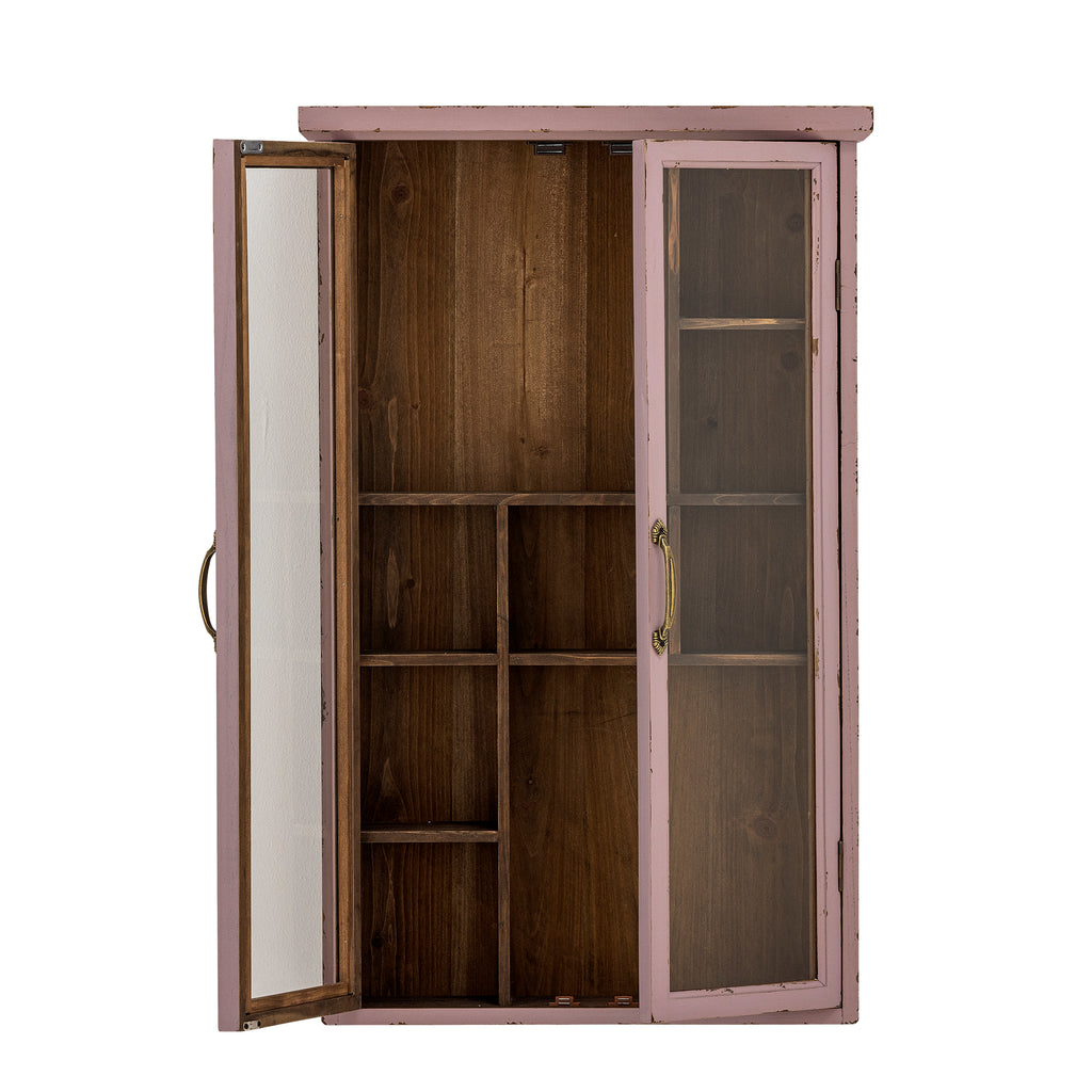 Bloomingville Hazem Firwood Cabinet in Pink or Green