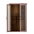 Bloomingville Hazem Firwood Cabinet in Pink or Green