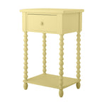 Bloomingville Salino Firwood Side Table Yellow