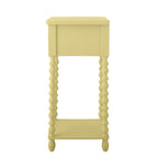 Bloomingville Salino Firwood Side Table Yellow
