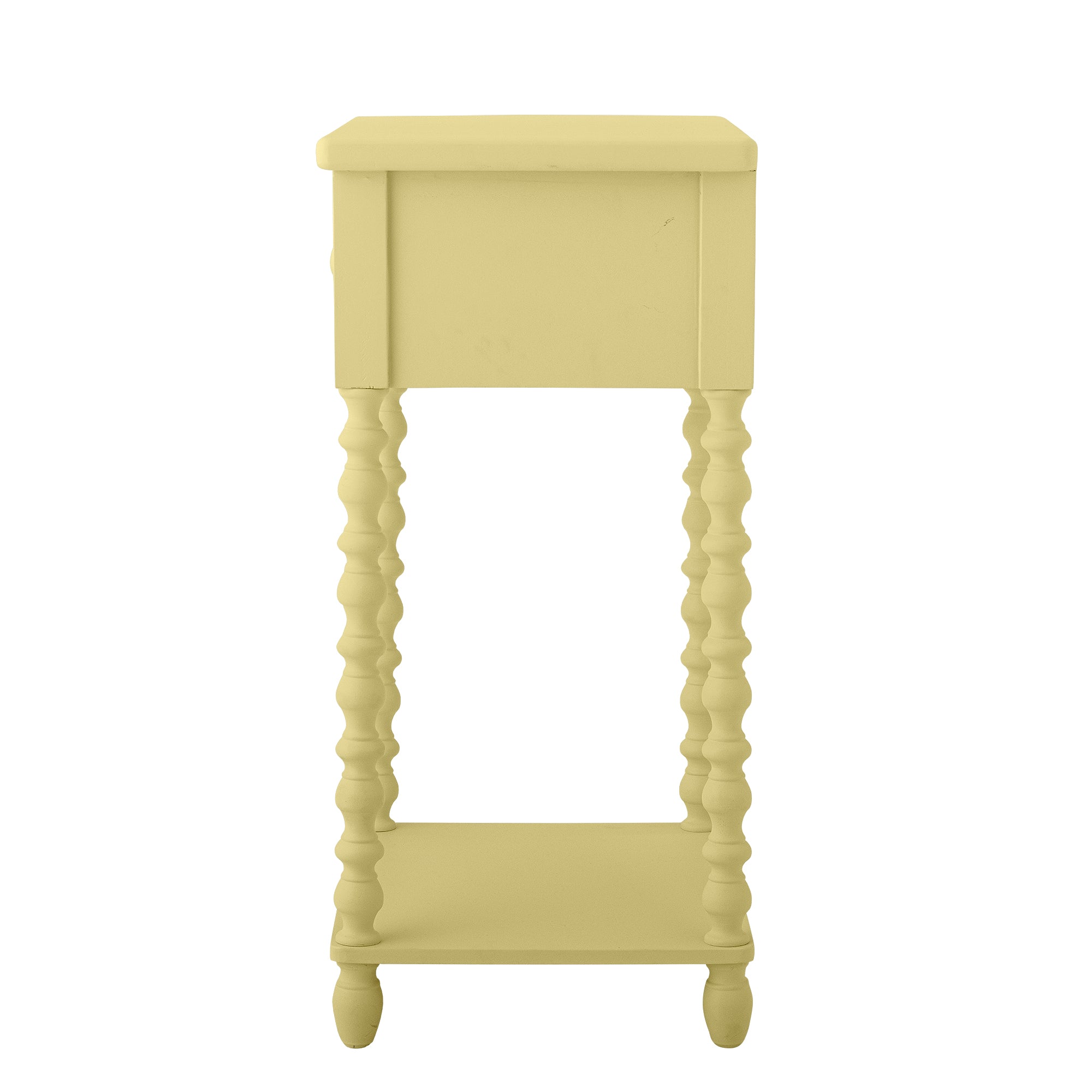 Bloomingville Salino Firwood Side Table Yellow