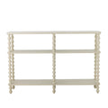 Bloomingville Salino Bobbin Console Firwood Table in White