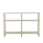 Bloomingville Salino Bobbin Console Firwood Table in White
