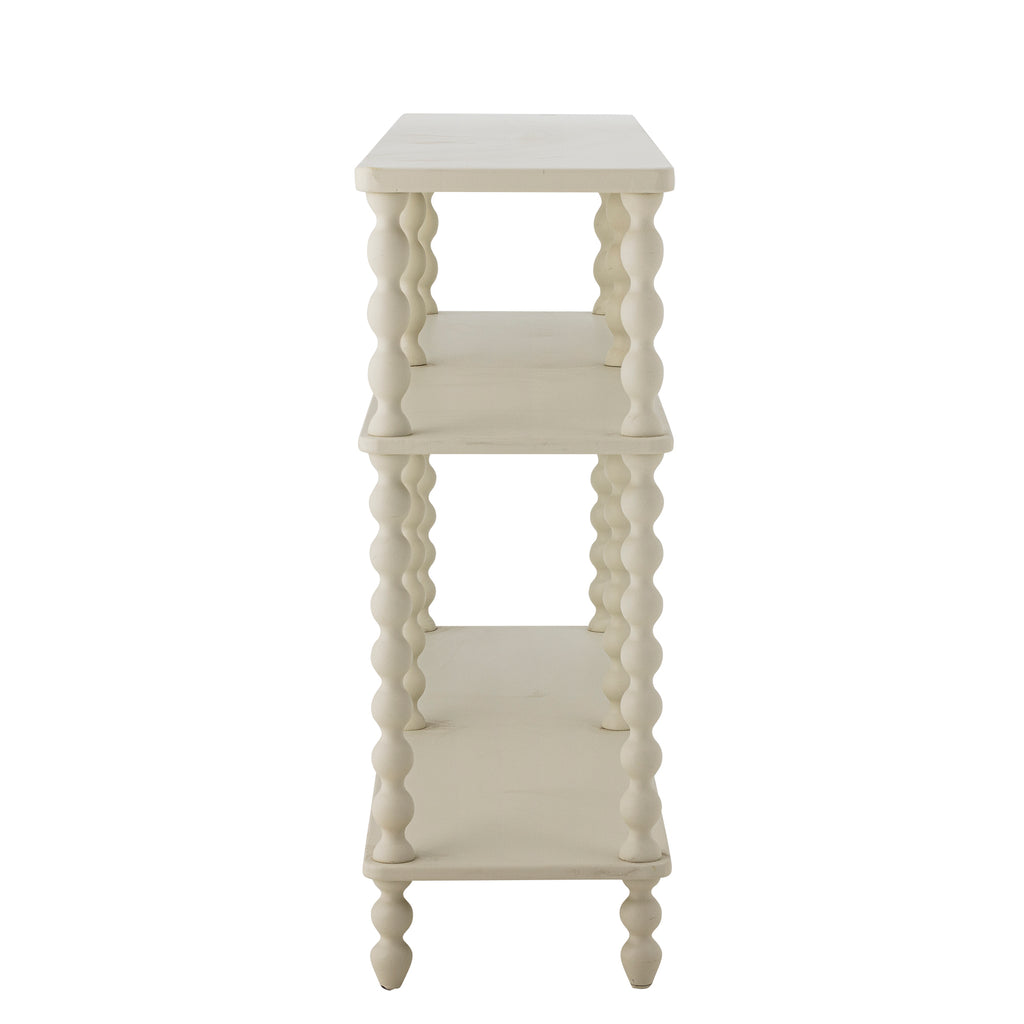 Bloomingville Salino Bobbin Console Firwood Table in White