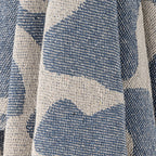 Bloomingville Salobre Soft Blue Recycled Cotton Throw