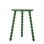 Bloomingville Salino Bobbin Circle Side Table in Blue or Green