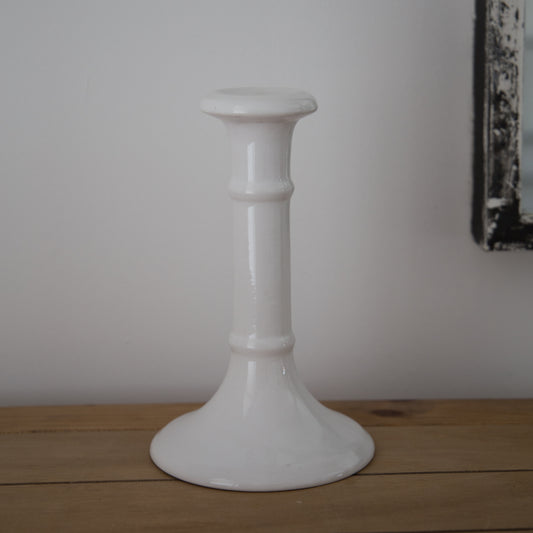Vintage and Pre-Loved White Ceramic Candle Holder