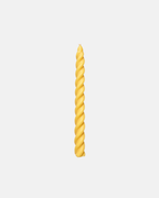 Soie Soy Wax Twirl Taper Candle in Various Colours