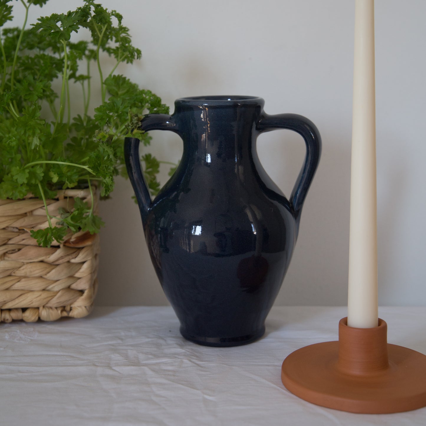 Roca Caus Traditional Jug in Dark Blue