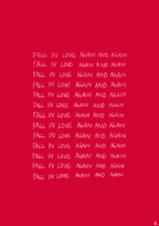 Peak Prints Fall In Love Charli XCX Music Print