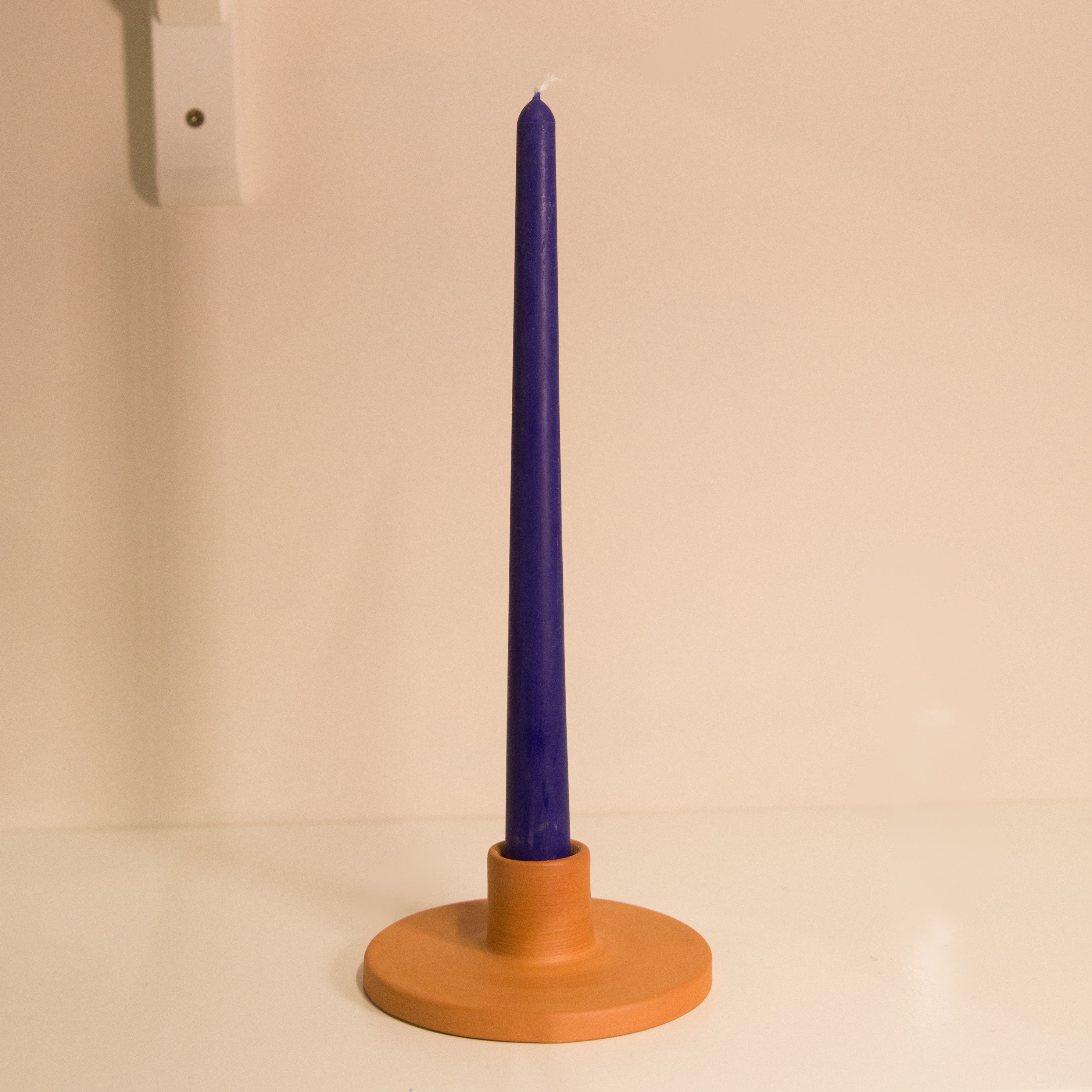 Coconut Wax Taper Candle in Various Colours