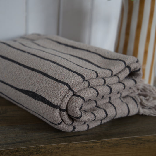 Bloomingville Eia Recycled Cotton Throw