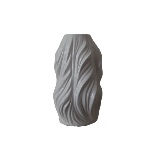 Bloomingville Sanak Vase in White Ceramic