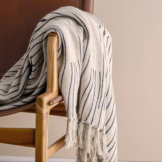 recycled cotton throw 