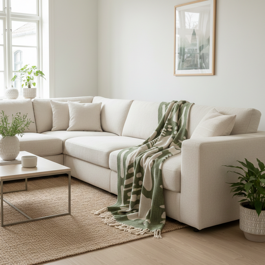 Bloomingville Dalmine Recycled Cotton Throw